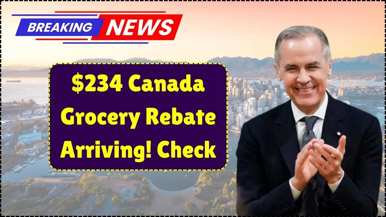 $234 Canada Grocery Rebate Arriving September 2025