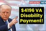 $4196 VA Disability Payment Set for October 2025