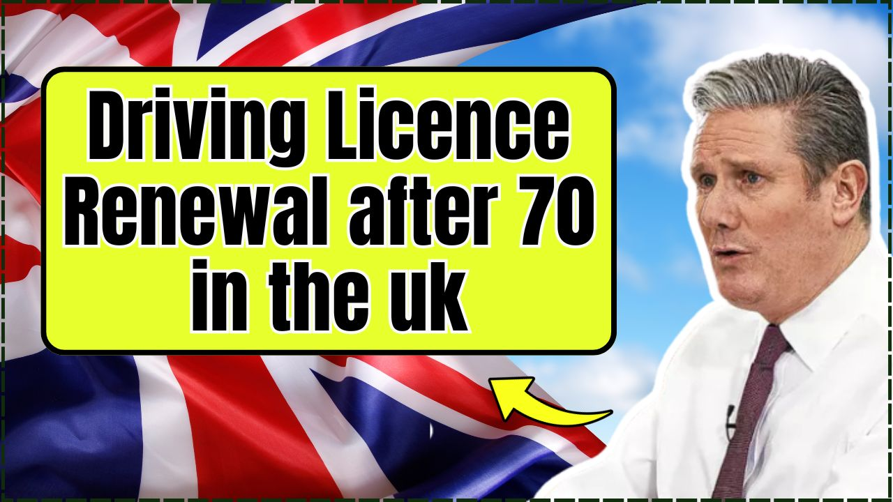 Driving Licence Renewal after 70 in the uk
