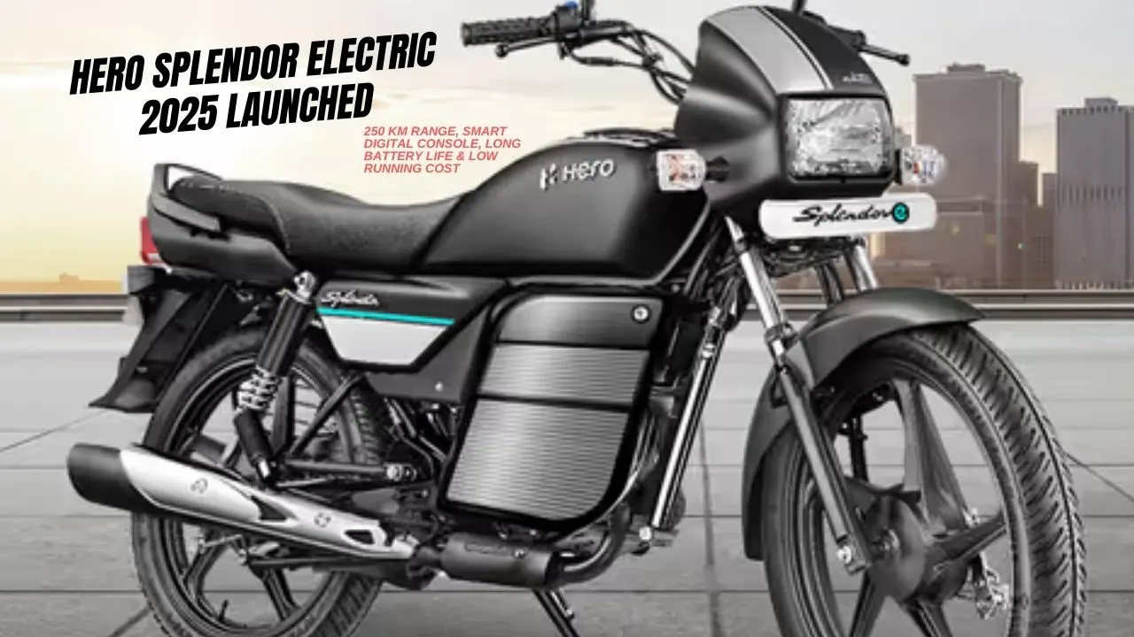 Hero Splendor Electric 2025 Launched