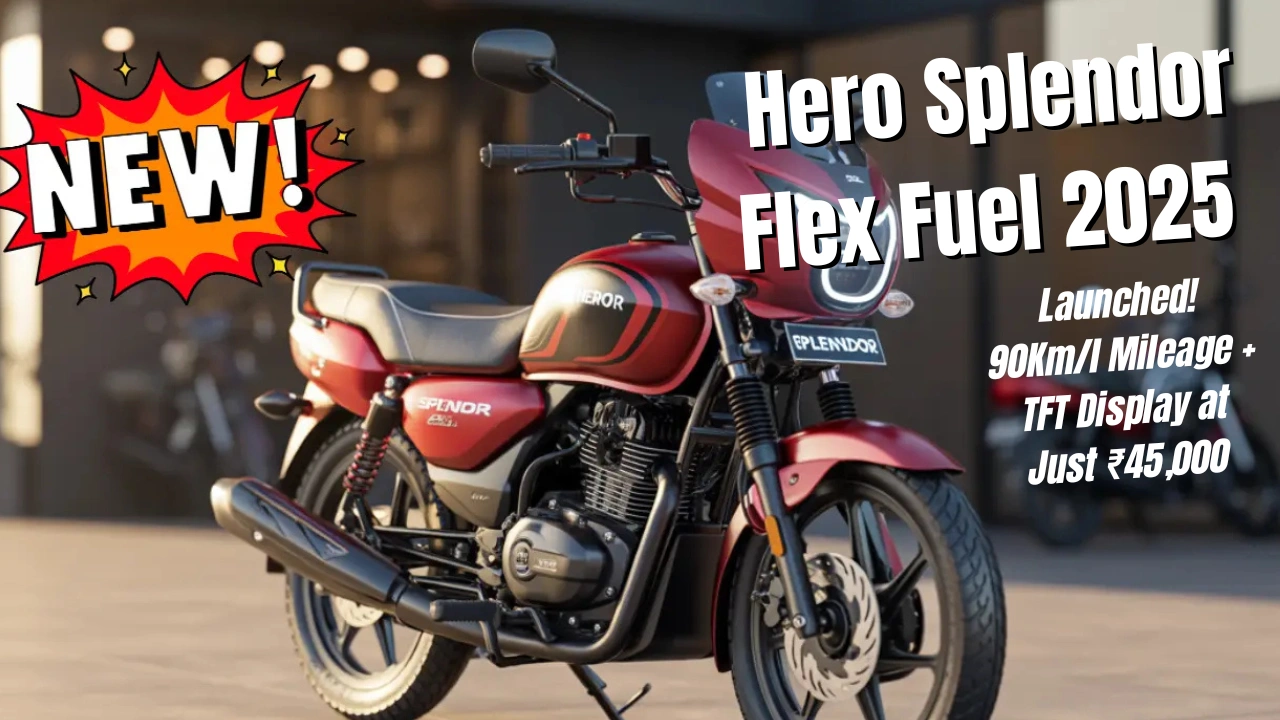 Hero Splendor Flex Fuel 2025