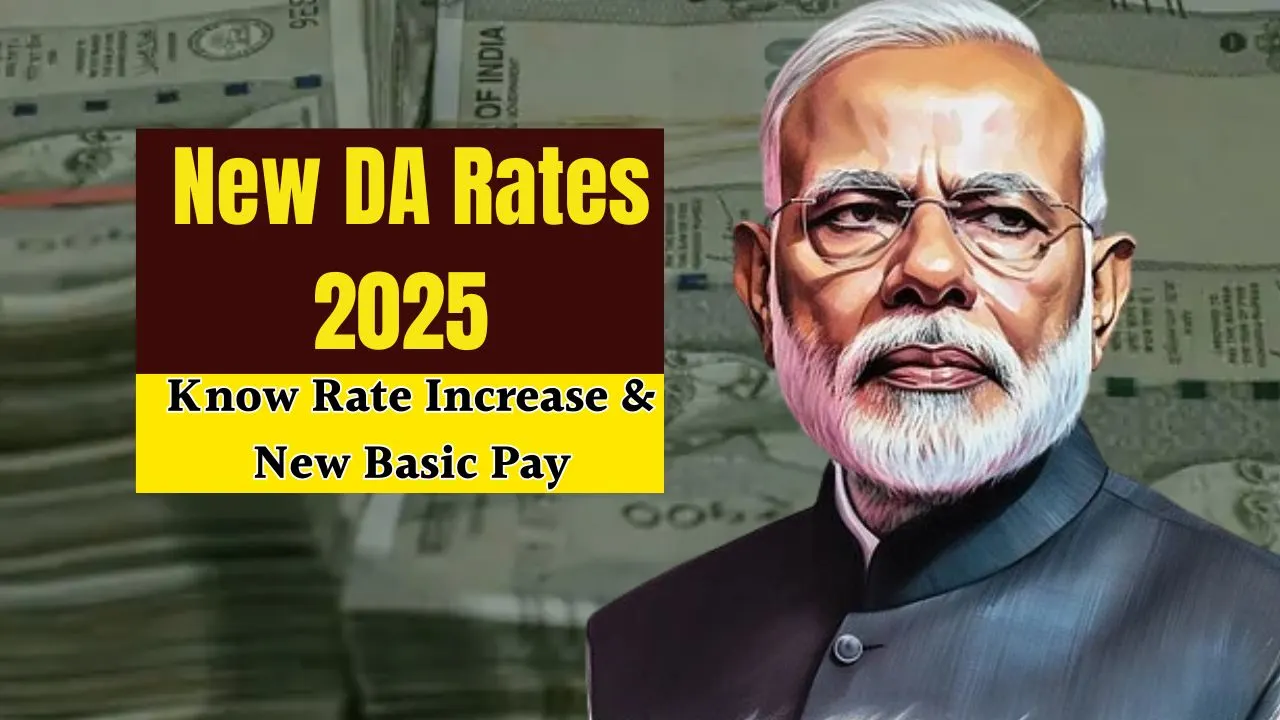 New DA Rates 2025