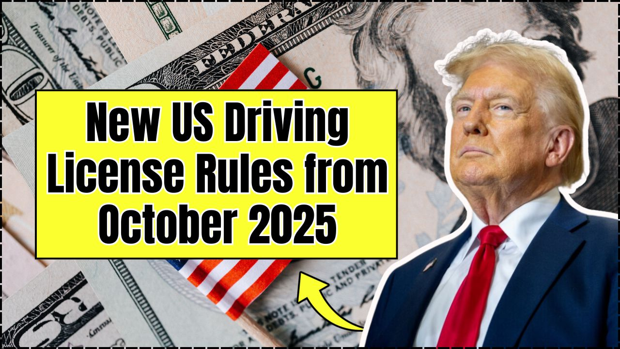 New US Driving License Rules from October 2025