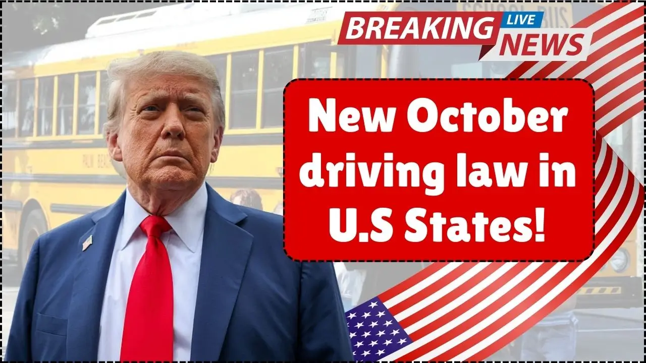 New October driving law in all 50 U.S. states