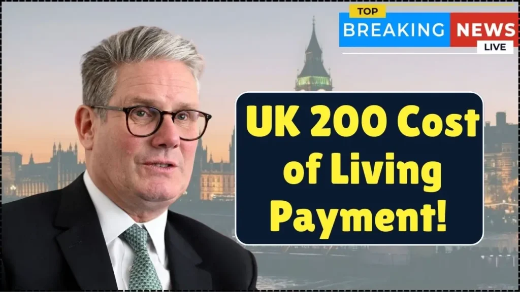 UK 200 Cost of Living Payment October 2025