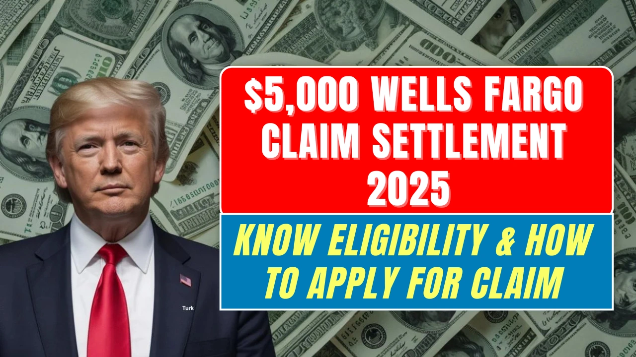 $5,000 Wells Fargo Claim Settlement 2025